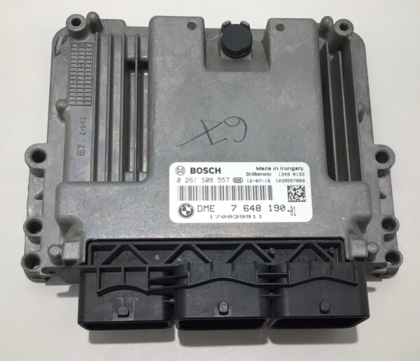 2013 Mini Cooper S R58 Coupe ECU Module DME w/ CAS / Key / 7648190 / R2026 - Image 2