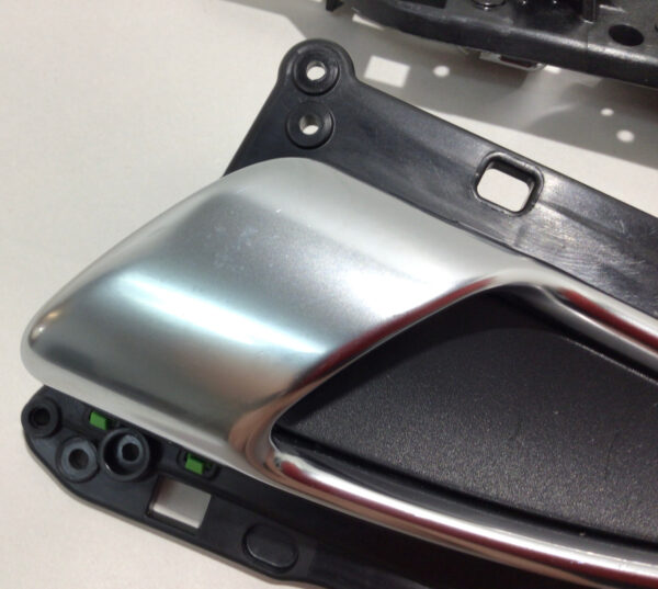 2013-2020 Porsche 981 718 Boxster / Cayman Interior Door Handles / Silver / BC301 - Image 2