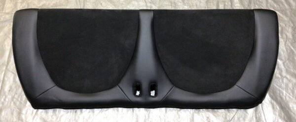 2014 Fiat 500c GQ Edition Black Leather / Suede Front & Rear Seat Set / F5017 - Image 5