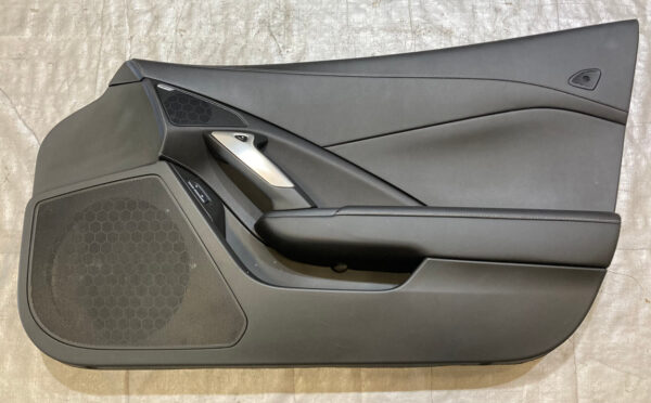 2014-2019 Chevrolet C7 Corvette 2LT Interior Door Panels / Black w/ Memory / C7005 - Image 2
