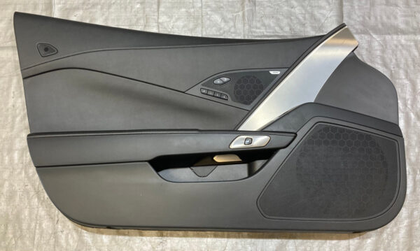 2014-2019 Chevrolet C7 Corvette 2LT Interior Door Panels / Black w/ Memory / C7005 - Image 3
