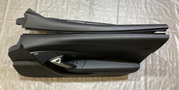 2014-2019 Chevrolet C7 Corvette 2LT Interior Door Panels / Black w/ Memory / C7005 - Image 5