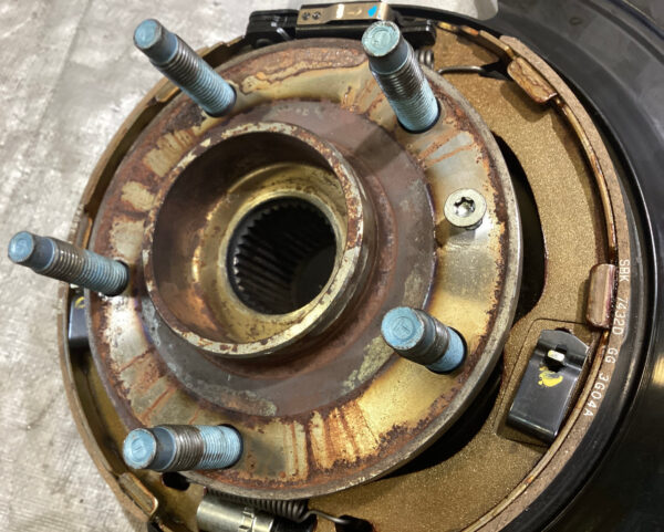 2014-2019 Chevrolet C7 Corvette Passenger Rear Knee Spindle Hub w/ Control Arms / 54K C7005 - Image 3