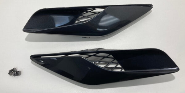 2014-2019 Chevrolet C7 Corvette Stingray Z06 Grand Sport Rear Quarter Vents Ducts / Pair / Carbon Flash / C7005