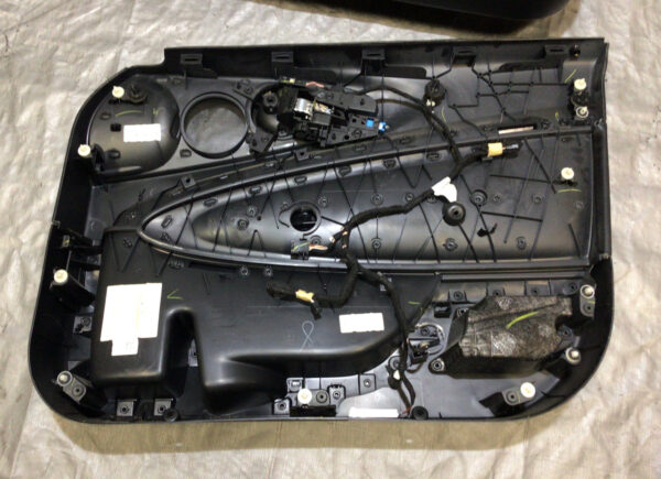 2014-2019 Mini Cooper F54 Clubman Front Interior Door Panels / Carbon Black / R3006 - Image 5
