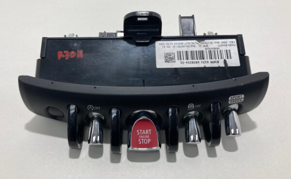 2014-2019 Mini Cooper F56 F57 Front Console Switch Panel / Start Button / 6838204 / R3011