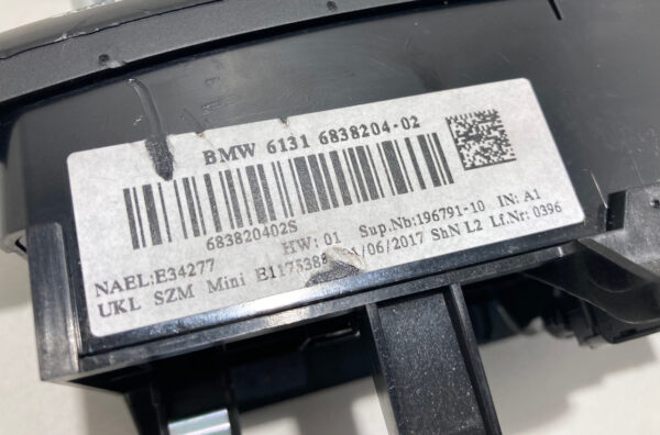 2014-2019 Mini Cooper F56 F57 Front Console Switch Panel / Start Button / 6838204 / R3011 - Image 3