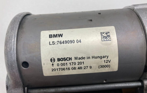 2014-2019 Mini Cooper OEM Starter Motor / Manual / 7649090 / 96K R3011 - Image 2