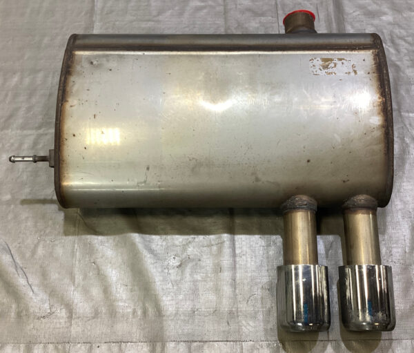 2014-2020 Mini Cooper S F55 F56 Exhaust Muffler w/ Tips / OEM / 96K R3011
