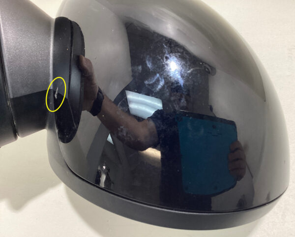 2014-2022 Mini Cooper F56 2DR Hatchback / F57 Convertible Driver Side Mirror w/ Auto Dim / Piano Black / R3011 - Image 4