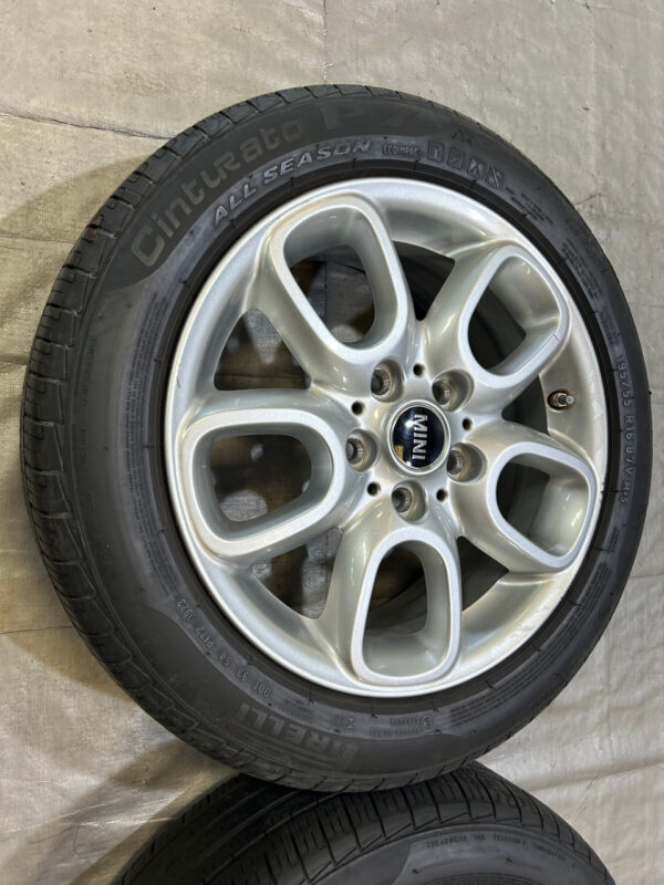 2014-2023 Mini Cooper S 16" Loop Spoke Wheels Rims w/ Tires / Pair / R3011 - Image 4