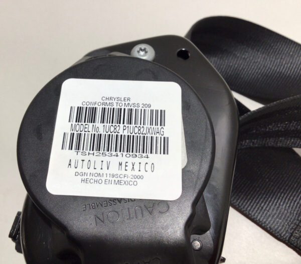 2015-2019 Fiat 500 Abarth Passenger Front Seat Belt w/ Tensioner / F5018 - Image 5