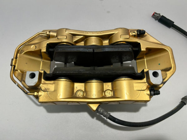 2015-2020 F80 F82 F83 BMW M3 M4 Passenger Front Brembo Carbon Ceramic Brake Caliper w/ Pads / 55k / F8M02 - Image 3