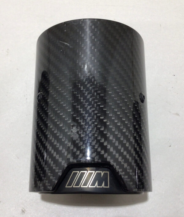 2015-2020 F80 F82 F87 BMW M2 M3 M4 M Performance Carbon Exhaust Tips / Set of 4 / USED / F8M01 - Image 5