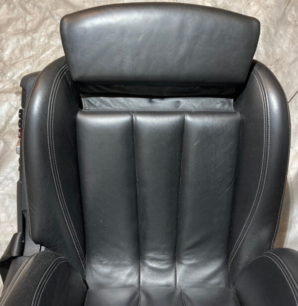2015-2020 F83 BMW M4 Black Merino Leather Driver Front Seat Assembly / F8M03 - Image 2