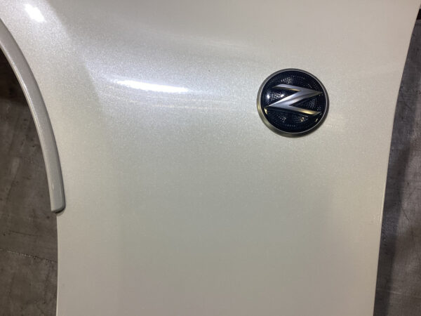 2015-2020 Nissan 370Z NISMO Coupe Driver Side Fender Panel / Pearl White 7Z020 - Image 4