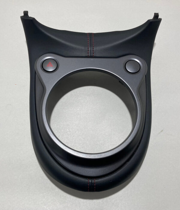2015-2020 Nissan 370Z Nismo Shifter Surround Trim / Red Stitching / 7Z020