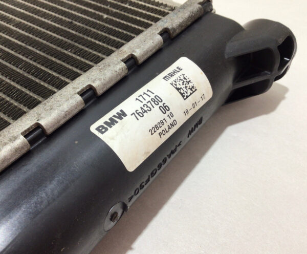 2015-2022 Mini Cooper John Cooper Works JCW Auxiliary Radiator / 7643780 / 80K R3010 - Image 2