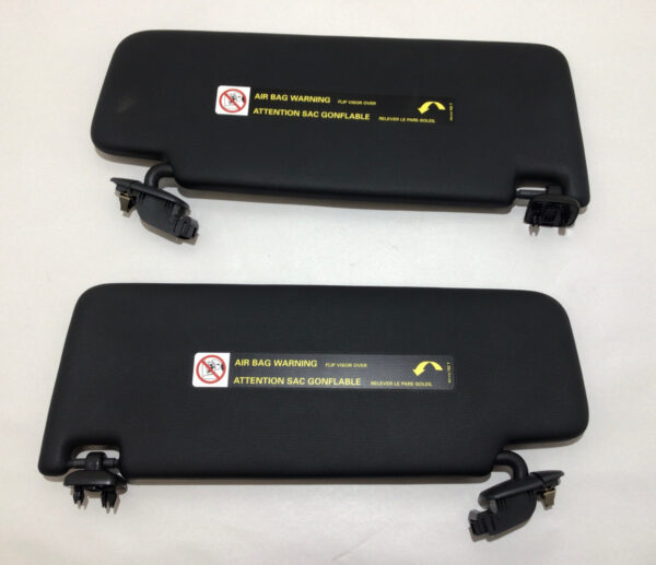 2016 Audi TT Quattro Coupe Interior Sun Visors / Pair / Black / T3001 - Image 4