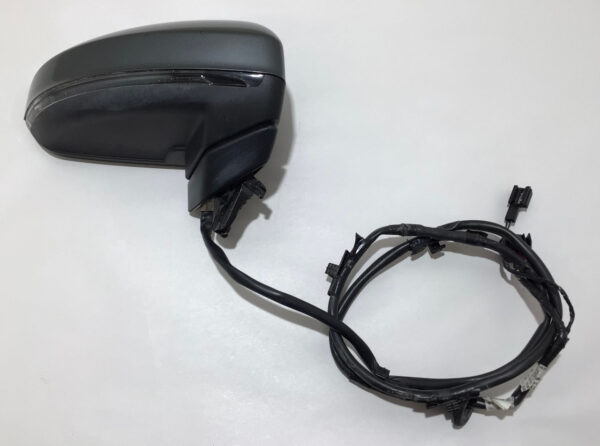 2016 Audi TT Quattro Passenger Side Mirror / Auto Dim / Monsoon Gray Metallic T3001