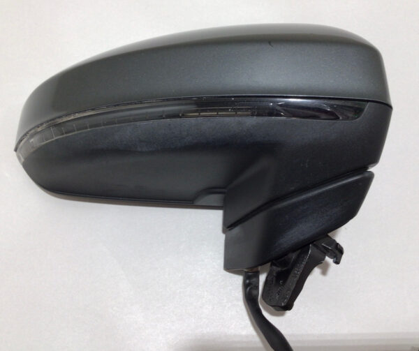 2016 Audi TT Quattro Passenger Side Mirror / Auto Dim / Monsoon Gray Metallic T3001 - Image 3