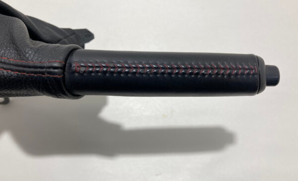 2016-2019 Mazda Mx5 Miata Parking Brake Handle w/ Aftermarket Boot / Red Stitch / ND038 - Image 3