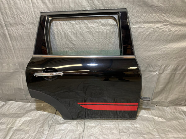 2016-2019 Mini Cooper F54 Clubman Passenger Rear Door Assembly / Midnight Black / R3008