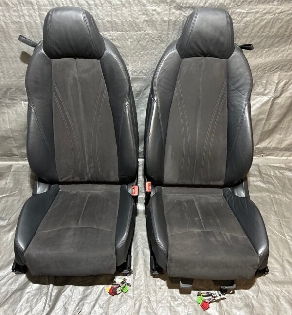 2016-2020 Audi TT Quattro Coupe Black Alcantara / Leather Seats / Pair / T3002