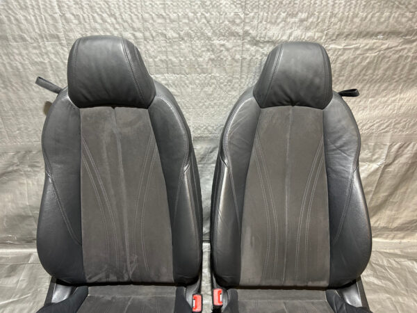 2016-2020 Audi TT Quattro Coupe Black Alcantara / Leather Seats / Pair / T3002 - Image 2