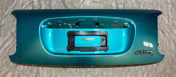 2016-2022 F57 Mini Cooper Convertible Trunk Lid Panel / Carribean Aqua Metallic R3011