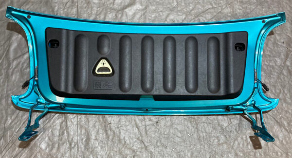 2016-2022 F57 Mini Cooper Convertible Trunk Lid Panel / Carribean Aqua Metallic R3011 - Image 3