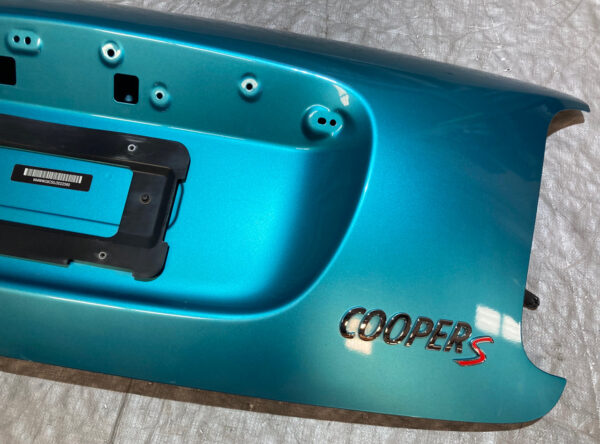 2016-2022 F57 Mini Cooper Convertible Trunk Lid Panel / Carribean Aqua Metallic R3011 - Image 4