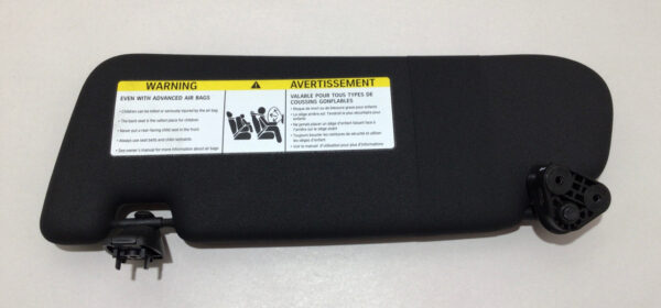 2016-2022 Mini Cooper F57 Convertible OEM Sun Visors / Pair / Black / R3010 - Image 2
