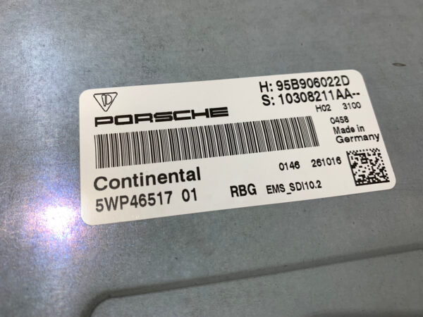 2017-2018 Porsche Macan GTS 3.0l ECU DME BCM Control Module Set w/ Key / PM001 - Image 4