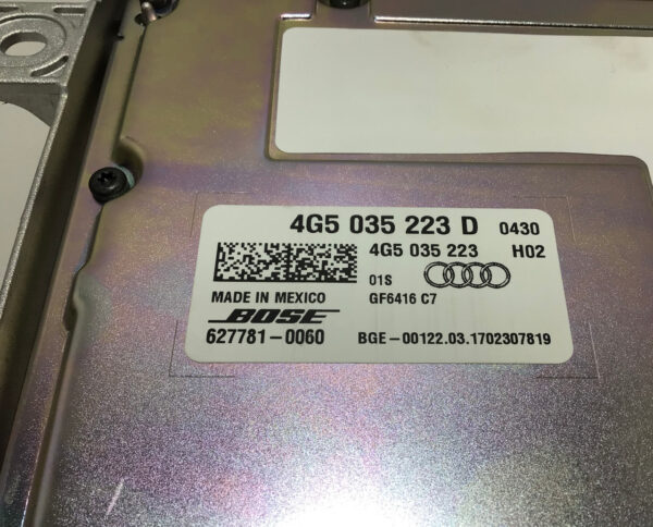2017-2018 Porsche Macan OEM Bose Audio Amplifier / 4G5 035 223 D / PM003 - Image 5