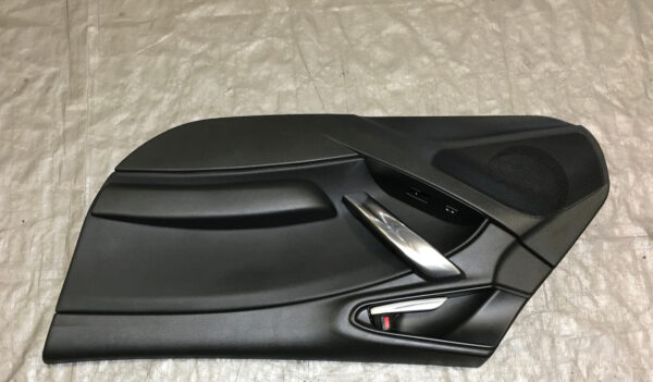 2017-2019 Fiat 124 Spider Passenger Side Interior Door Panel / OEM / Black / FD005 - Image 4