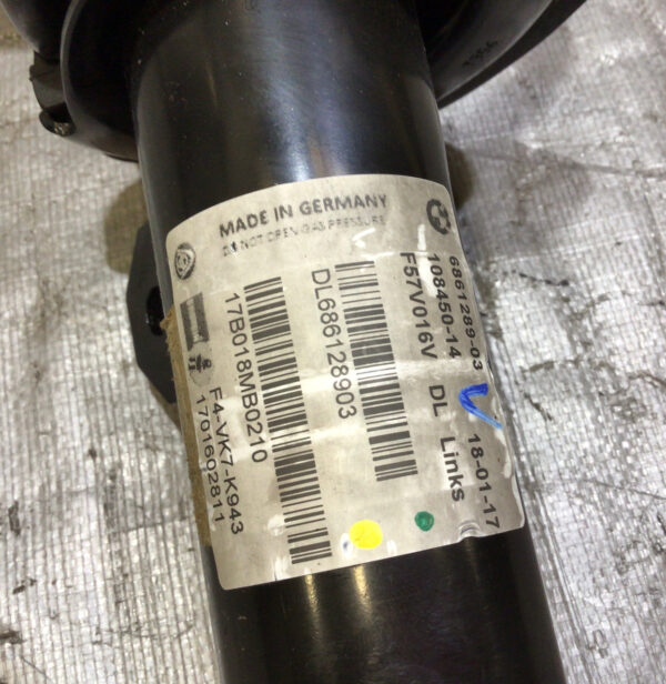 2017-2019 Mini Cooper F57 John Cooper Works Convertible JCW Driver Front Shock Strut Assembly / 80K R3010 - Image 2