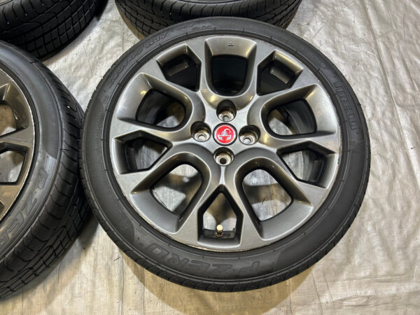 2017-2020 Fiat 124 Spider Abarth 17x7" Wheels Rims w/ Pirelli Tires / Set of 4 / FD017 - Image 5