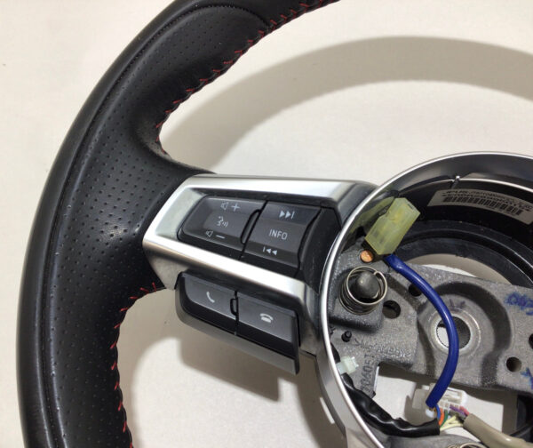 2017-2020 Fiat 124 Spider Abarth Black Leather Steering Wheel / Manual / FD014 - Image 2