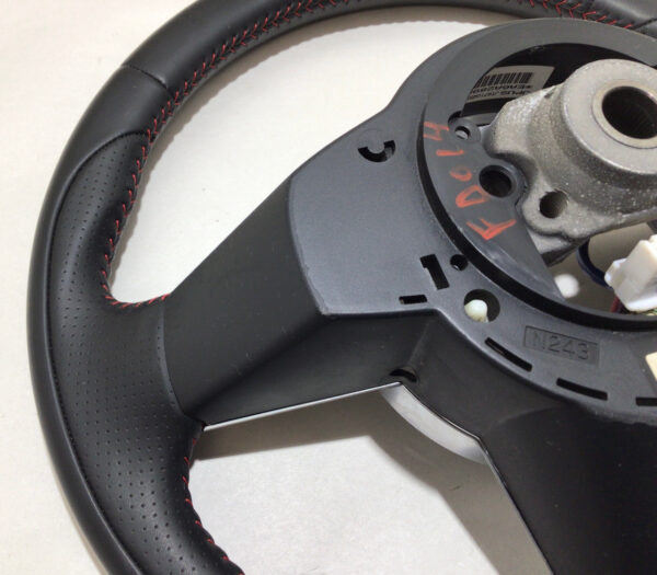 2017-2020 Fiat 124 Spider Abarth Black Leather Steering Wheel / Manual / FD014 - Image 5