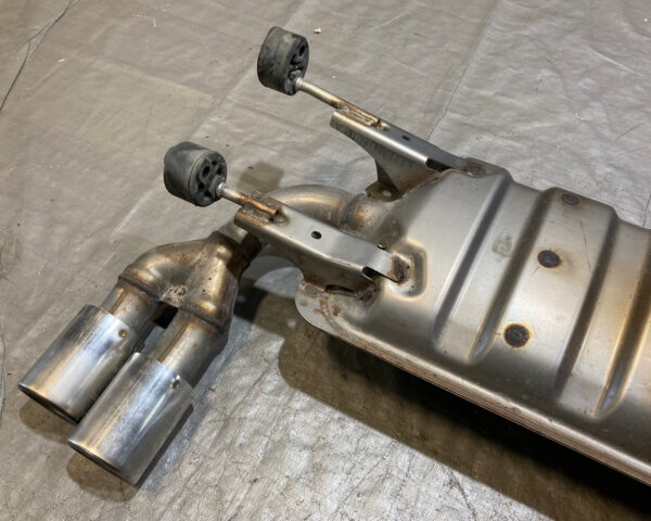 2017-2020 Fiat 124 Spider Abarth Quad Tip Polished Exhaust Muffler w/ Tips / 22K FD021 - Image 3