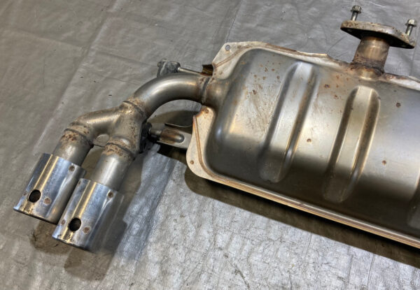 2017-2020 Fiat 124 Spider Abarth Quad Tip Polished Exhaust Muffler w/ Tips / 22K FD021 - Image 4