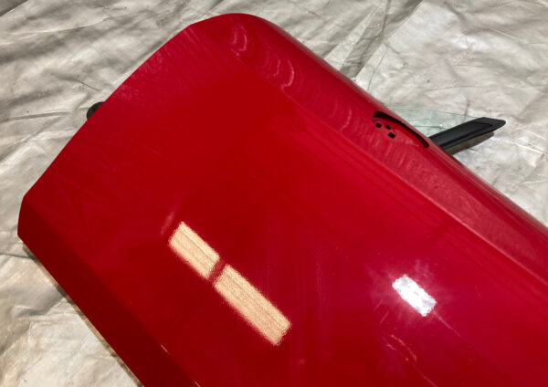 2017-2020 Fiat 124 Spider Driver Side Door Assembly / Hypnotique Red FD020 - Image 2