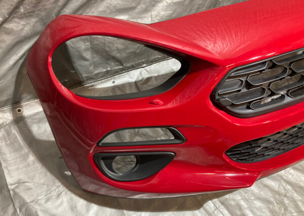 2017-2020 Fiat 124 Spider Lusso Front Bumper Cover w/ Grille / Hypnotique Red FD020 - Image 2