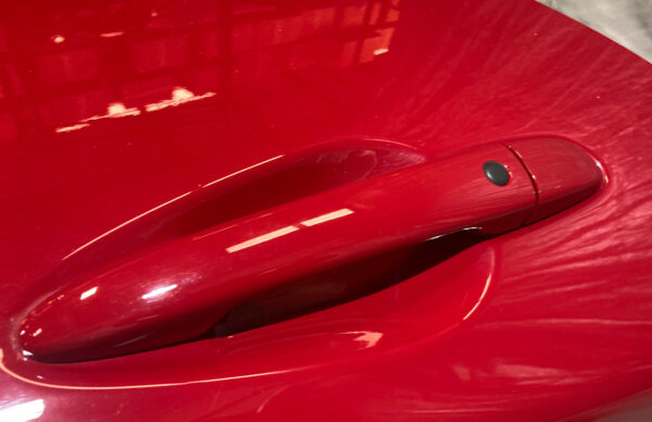 2017-2020 Fiat 124 Spider Passenger Side Door Assembly / Hypnotique Red FD020 - Image 2