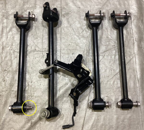 2017-2020 Fiat 124 Spider Rear Control Arms Set / 32K FD019 - Image 4