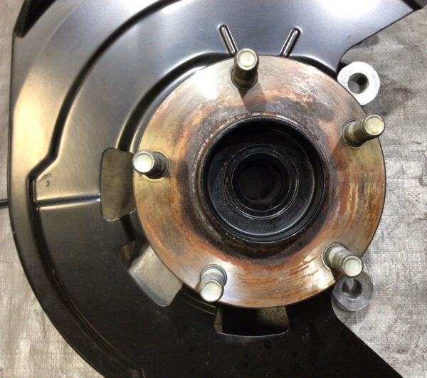 2017-2020 Infiniti Q60 2.0T RWD Passenger Front Knee Spindle Hub w/ Control Arms / 47k / IQ602 - Image 4