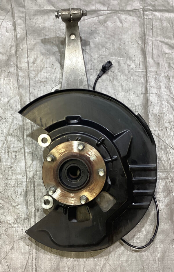 2017-2020 Infiniti Q60 RWD Driver Front Knee Spindle Hub w/ Control Arms / 75K IQ604 - Image 2