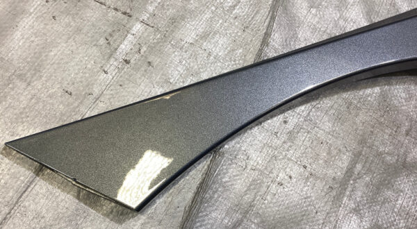 2017-2021 FK8 Honda Civic Type R Driver Rear Fender Flare Arch Trim Panel / Polished Metal Metallic / TR104 - Image 2