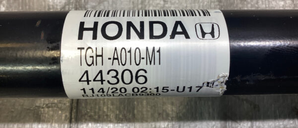2017-2021 Honda Civic Type R FK8 OEM Driver Side CV Axle Half Shaft / 13K TR104 - Image 4